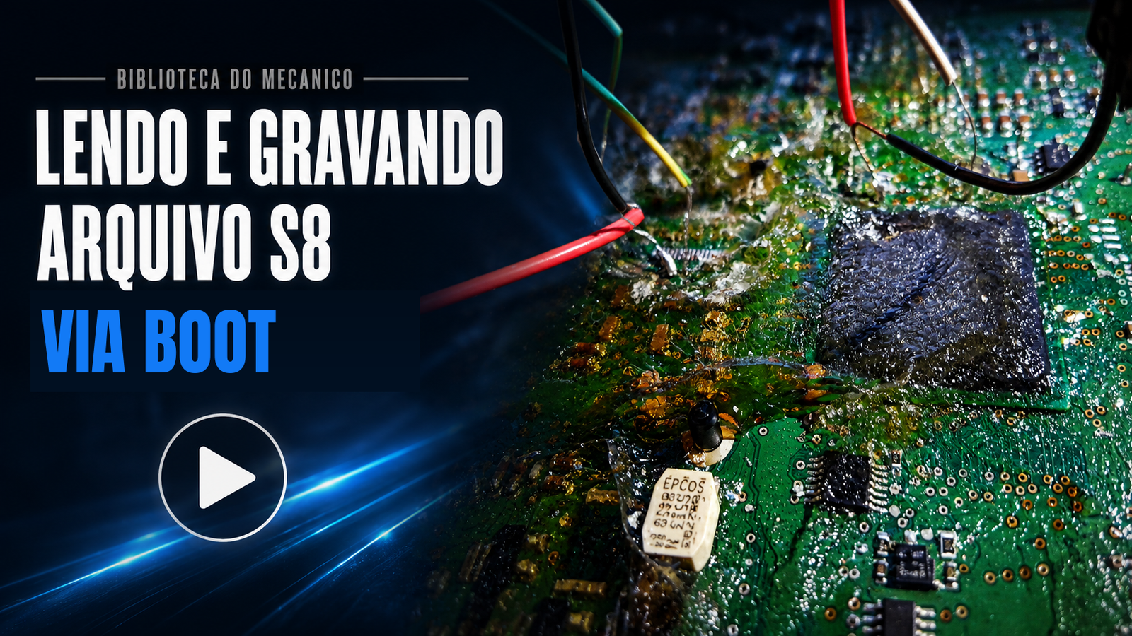 Lendo e gravando arquivo S8 via boot