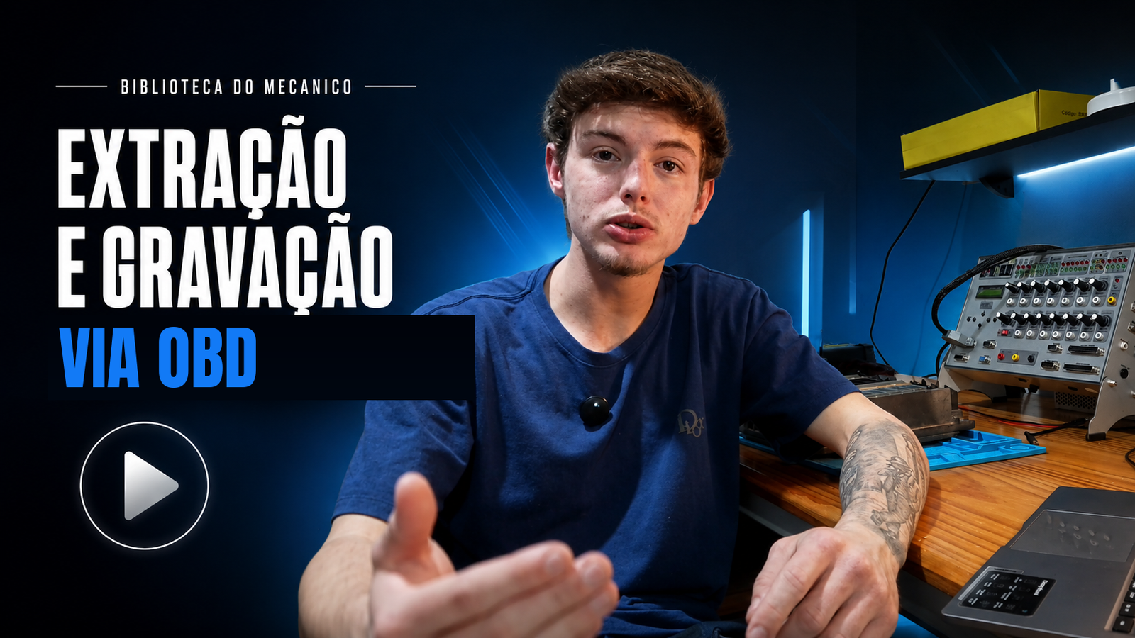 Extração e gravação via OBD